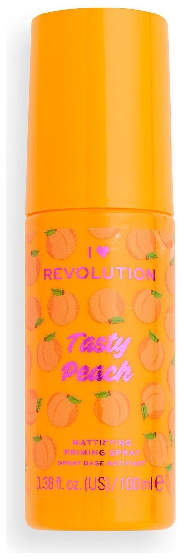 Спрей-праймер для лица матирующий Tasty Peach Mattifying Priming Spray  I Heart Revolution