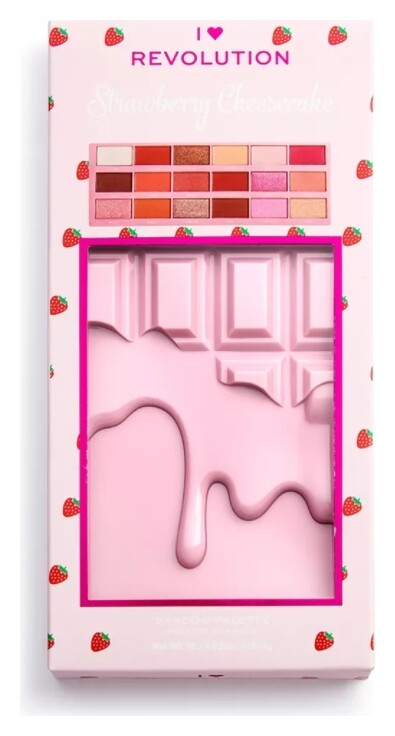 Палетка теней для век Chocolate Strawberry Cheesecake  I Heart Revolution