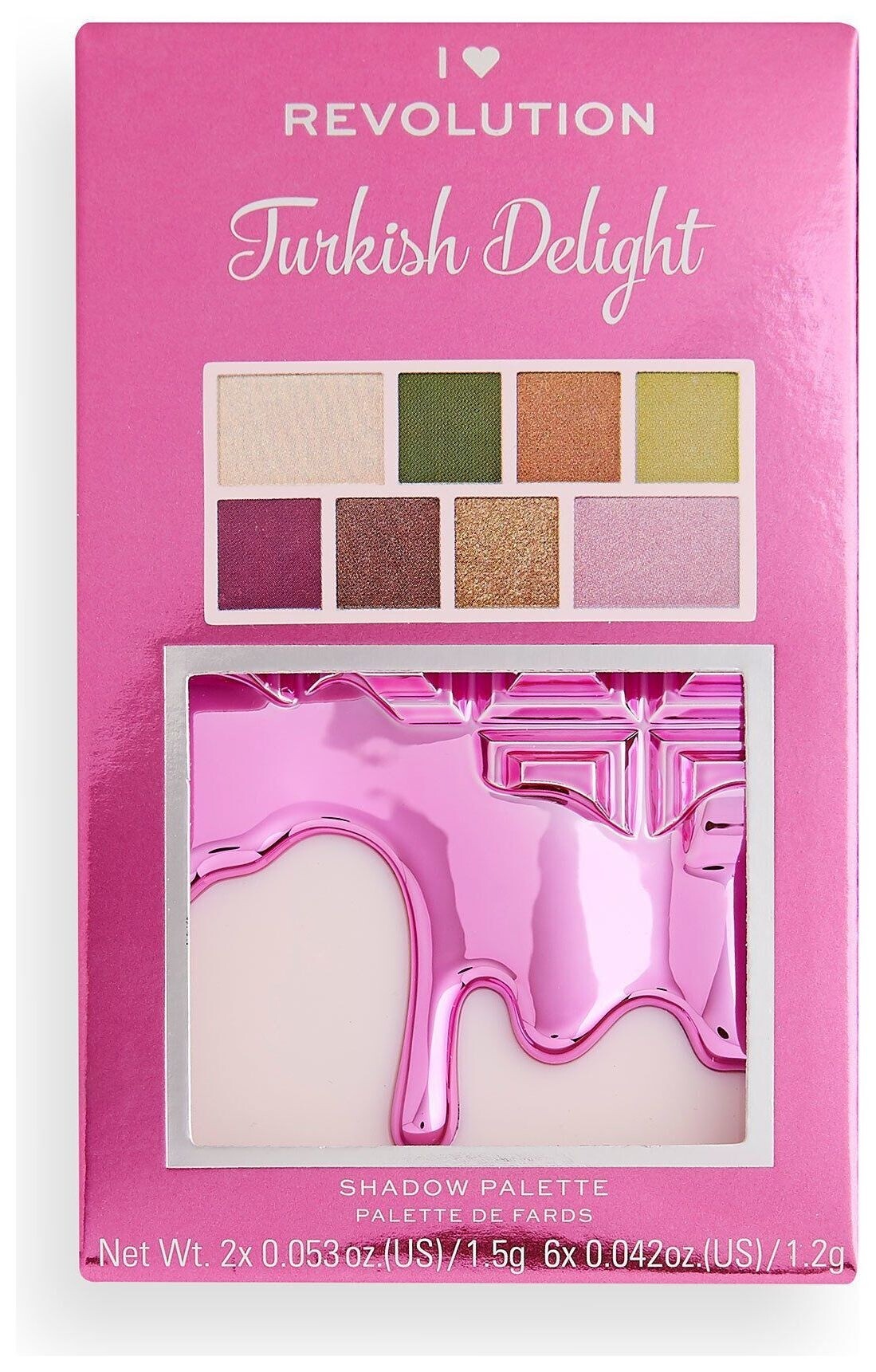 Палетка теней для век Chocolate Turkish Delight Mini  I Heart Revolution