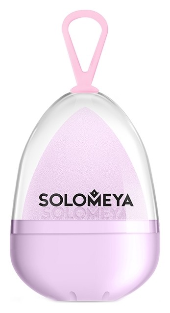 Спонж для макияжа косметический меняющий цвет Solomeya