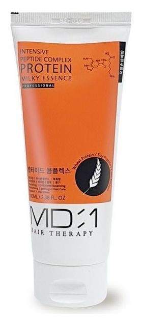 Эссенция протеиново-молочная для увлажнения и питания волос с пептидным комплексом MD:1 Intensive Peptide Protein Milky Essence MED: B