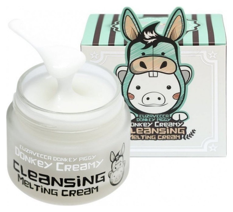 Очищающий сливочный крем для удаления загрязнений и макияжа Creamy Cleansing Melting Cream Elizavecca