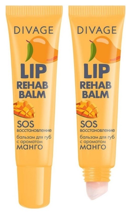 Бальзам для губ с ароматом манго Lip Rehab Balm DIVAGE