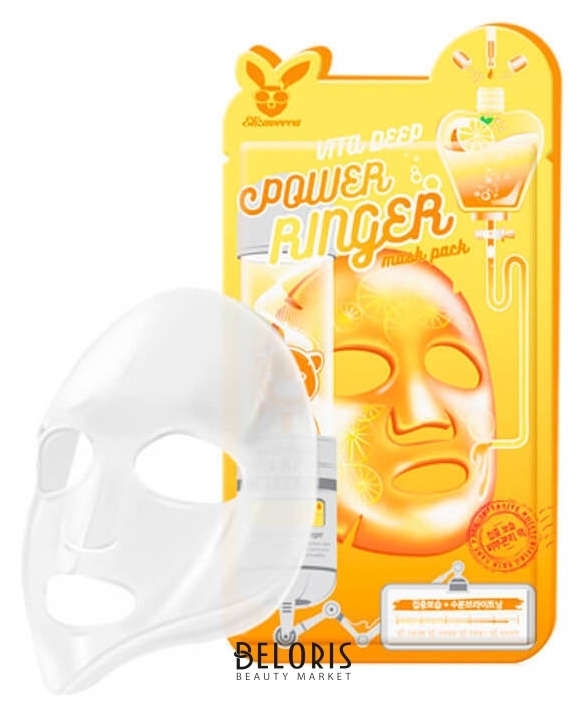 Увлажняющая тканевая маска с витаминами Vita Deep Elizavecca Power Ringer