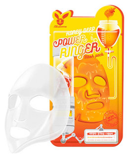 Питательная тканевая маска для лица с экстрактом мёда "Honey Deep Mask Pack" Elizavecca