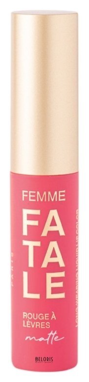Помада для губ матовая устойчивая жидкая Femme Fatale Vivienne Sabo Femme Fatale