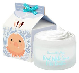 Осветляющий крем для лица и тела с козьим молоком "Real White Time Milk Cream" Elizavecca