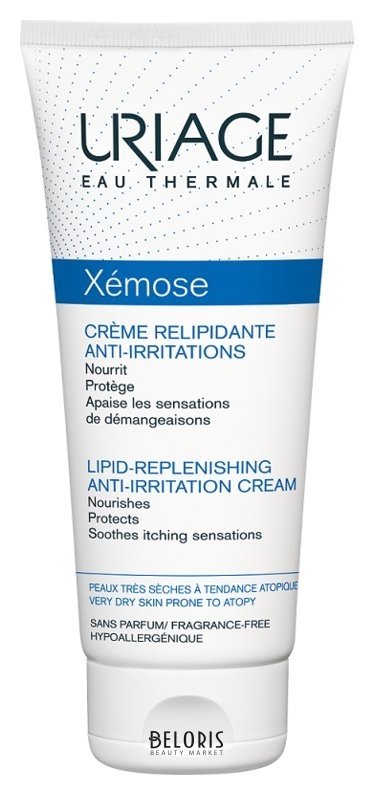 Крем для лица и тела против раздражений липидовосстанавливающий Lipid-Replenishing Anti-Irritation Cream Uriage Xemose
