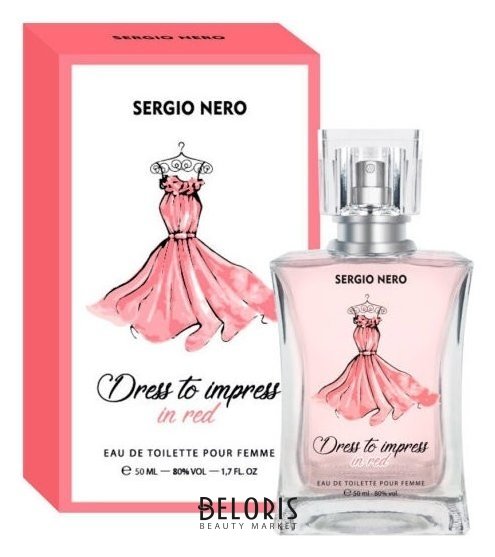 Туалетная вода женская Dress to impress In red Sergio Nero Dress to impress