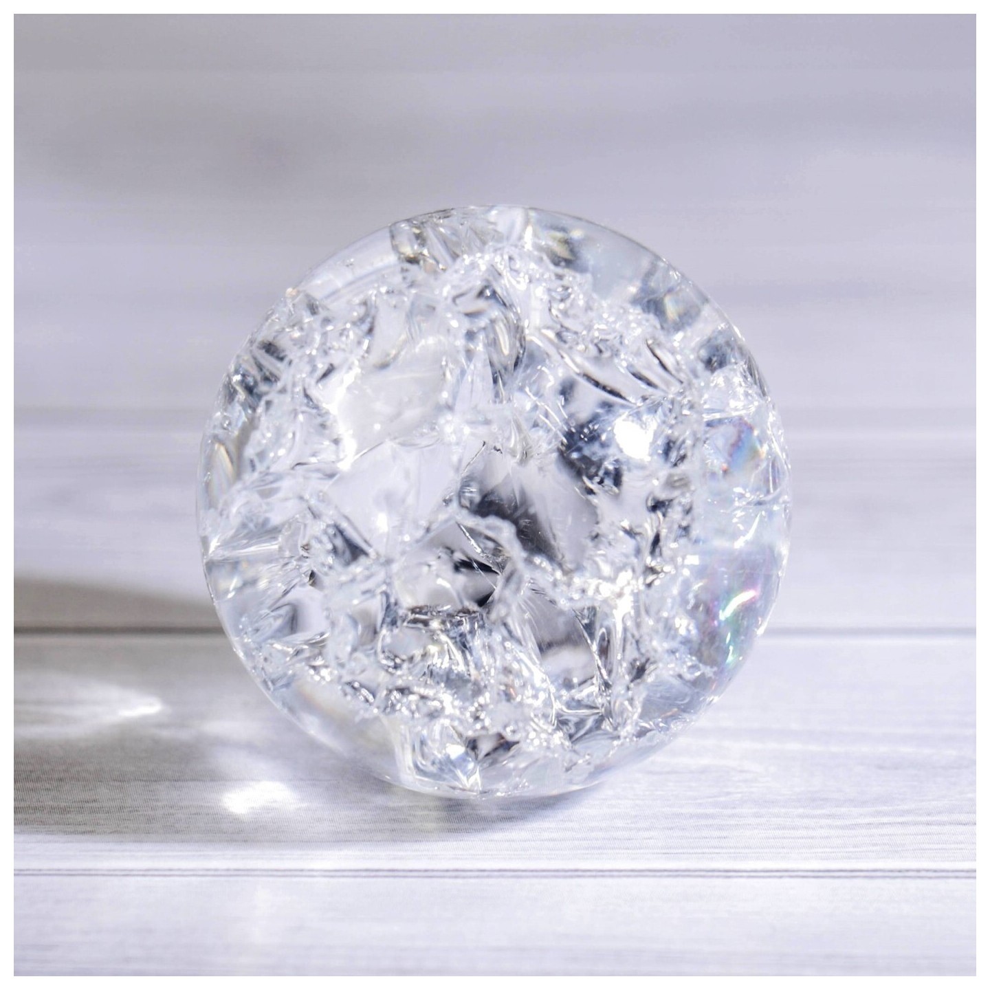 Шар для фонтана стеклянный 