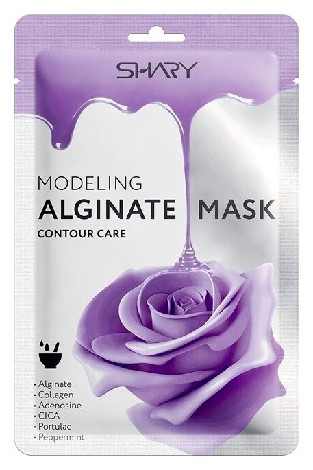 Маска для лица альгинатная моделирующая Контурная подтяжка Modeling Alginate Mask Contour Care  Shary