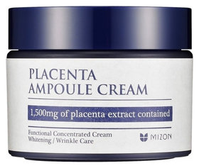 Крем для лица плацентарный Увлажняющий Placenta Ampoule Cream Mizon
