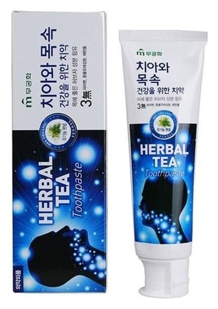 Зубная паста с экстрактом травяного чая Herbal Tea  Mukunghwa