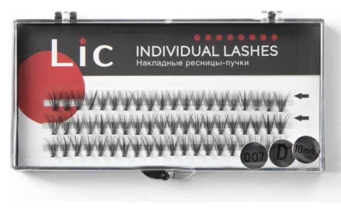 Ресницы-пучки накладные Individual Lashes  Lic