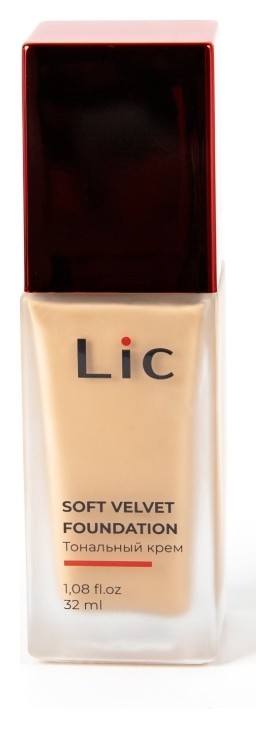 Крем тональный для лица Soft Velvet Foundation  Lic