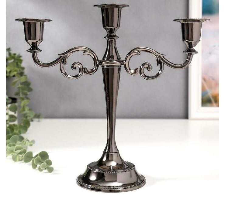 Подсвечник на 3 свечи Лаконичность  