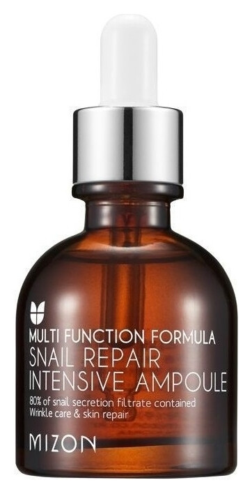 Сыворотка для лица с экстрактом улиточной слизи "Snail repair intensive ampoule"  Mizon