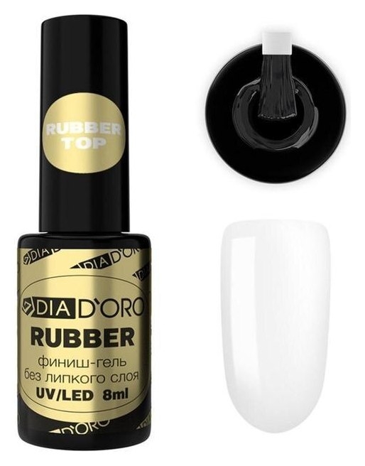 Купить Гель-финиш для ногтей прозрачный без дисперсионного слоя Classics Professional Rubber Top, Dia D’oro, Россия