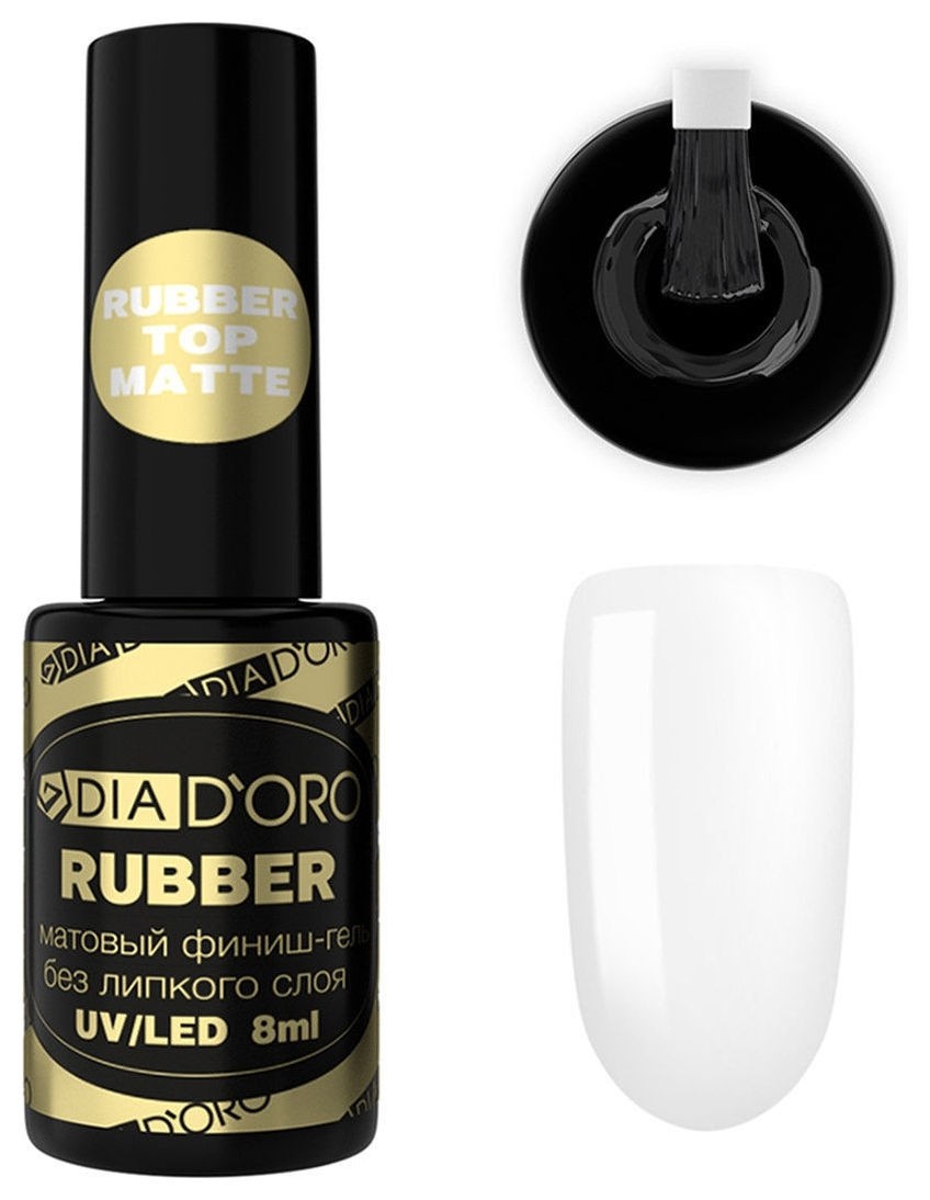 Гель-финиш для ногтей матовый без дисперсионного слоя Classics Professional Rubber Top Matte  Dia D’oro