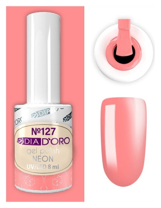 Тон 127 Светло-розовый карамельный с перламутром Dia D’oro