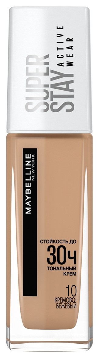 Тон 10 Кремово-бежевый  Maybelline New York