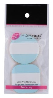 Cпонжи для макияжа прорезиненный Fp011 Farres