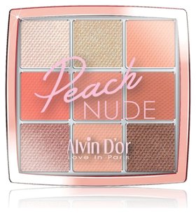Тени для век 9 colors in 1 Peach Nude Alvin D’or