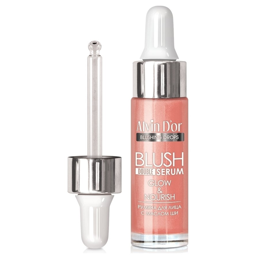 

Румяна для лица жидкие с маслом ши Blush Double Serum, Тон 01