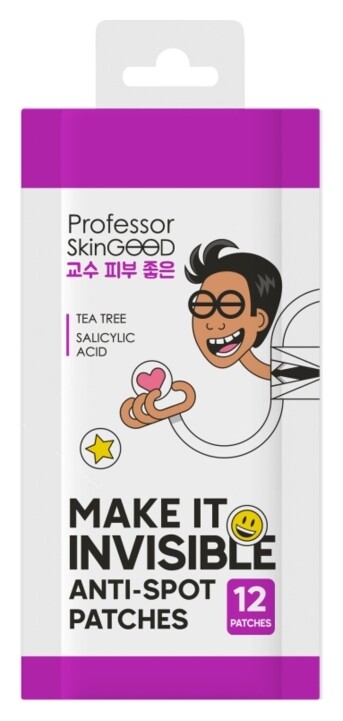 Патчи для лица Профессор против прыщей Make It Invisible Anti-Spot Patches  Professor SkinGOOD