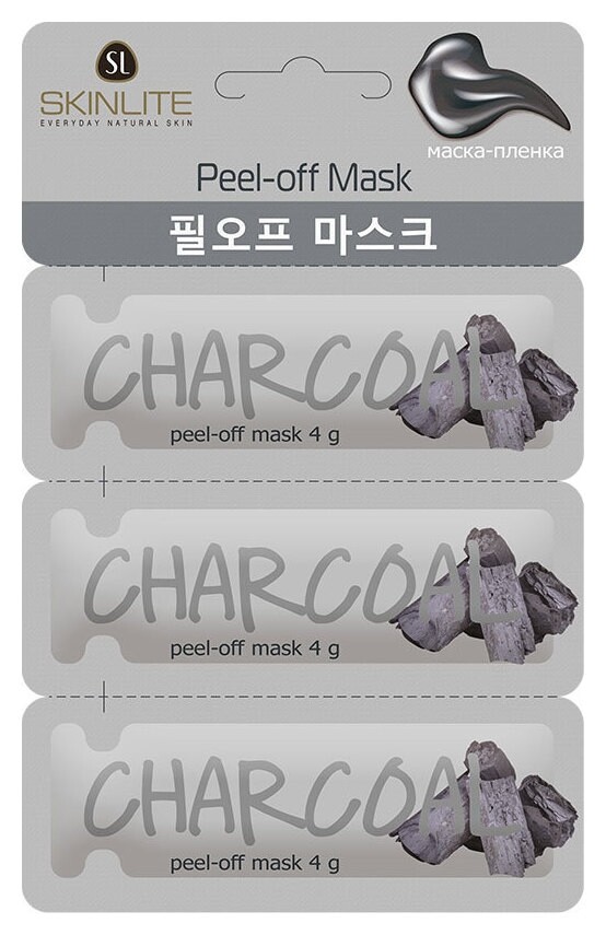 Маска-пленка Уголь  Skinlite