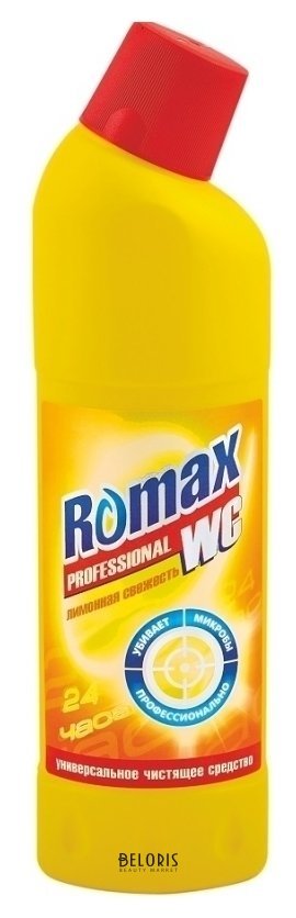 Универсальное чистящее средство Лимонная свежесть WC ROMAX