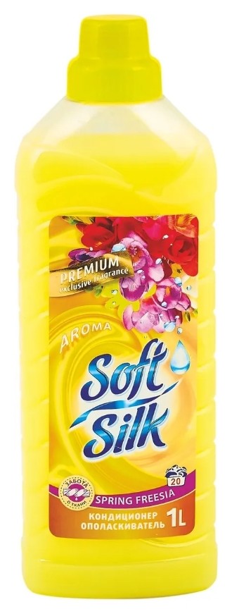 

Ополаскиватель для тканей Spring Freesia Soft Silk Premium