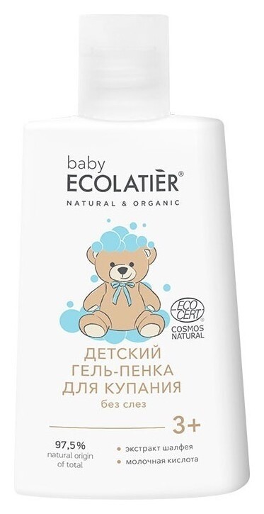 Детский гель-пенка для купания 3+ Ecolatier