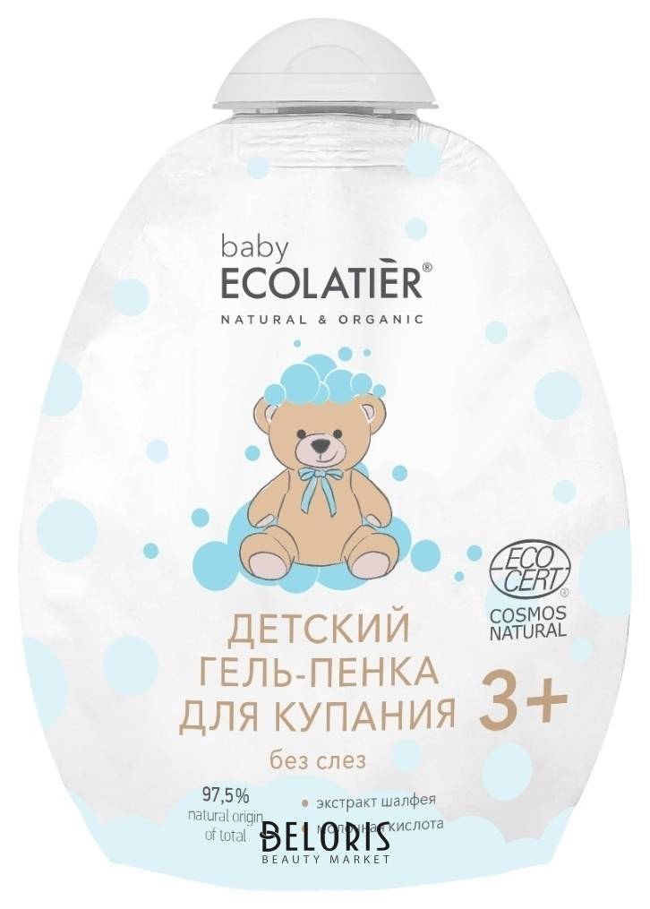 Детский гель-пенка для купания 3+ Ecolatier Baby