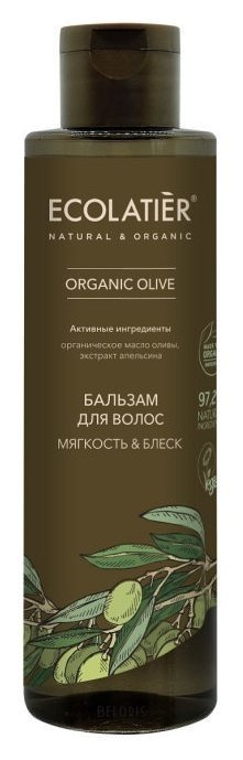 Бальзам для волос Мягкость & блеск Ecolatier Organic Olive