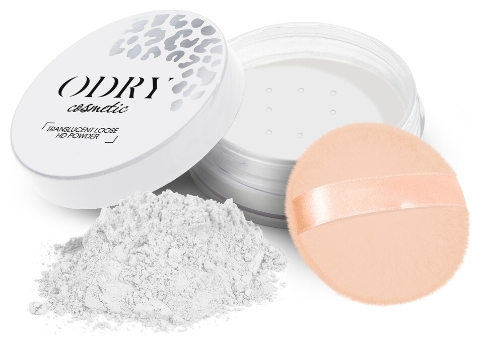 Прозрачная рассыпчатая HD пудра Matte FIX Тон 100 Odry cosmetic