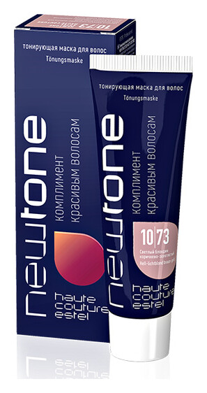 Тон 10/73 Светлый блондин коричнево-золотистый  Estel Professional