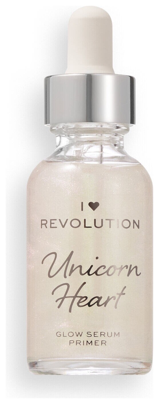 Сыворотка-праймер с мерцанием Unicorn Heart Glow Serum Primer  I Heart Revolution
