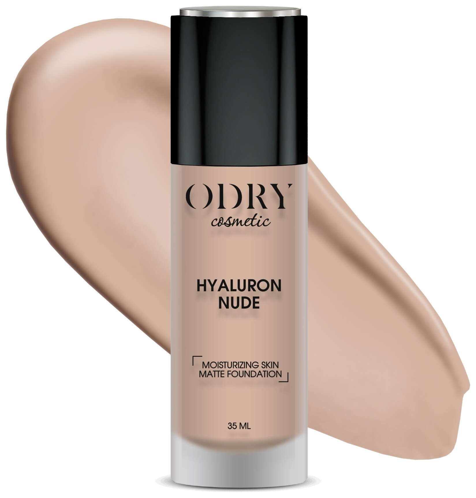 Увлажняющий тональный крем с матовым финишем Hyaluron Nude Odry cosmetic