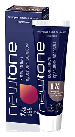 Тон 8/76 Светло-русый коричнево-фиолетовый  Estel Professional