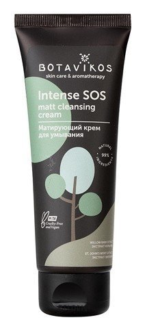Матирующий крем для умывания Intense Matt Cleancing Cream Botavikos Skin care & Aromatherapy