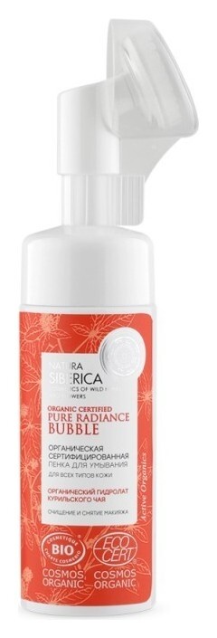 Органическая сертифицированная пенка для умывания для всех типов кожи  Natura Siberica