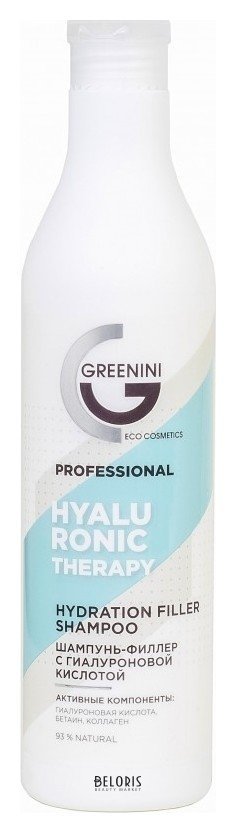 Шампунь-филлер для волос Professional hyaluronic theraphy Greenini  Professional