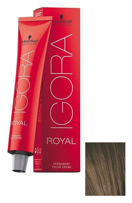 Тон 6-4 в темный русый бежевый  Schwarzkopf Professional
