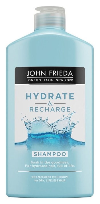 Увлажняющий шампунь для сухих волос Hydrate & Recharge John Frieda