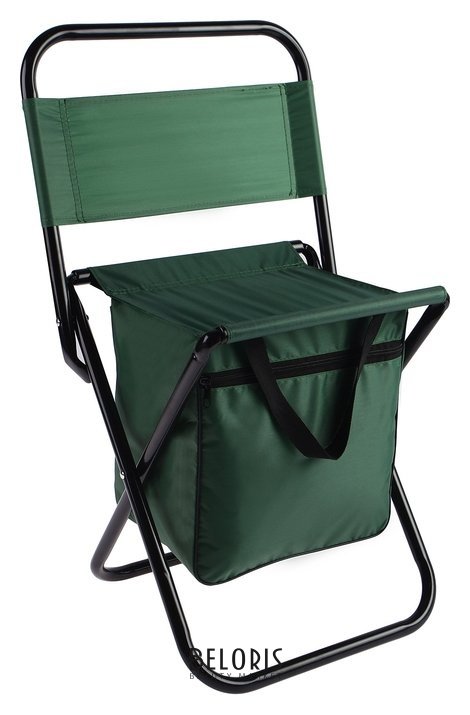 Стул туристический с сумкой, до 60 кг, размер 35 х 26 х 60 см, цвет зелёный Maclay