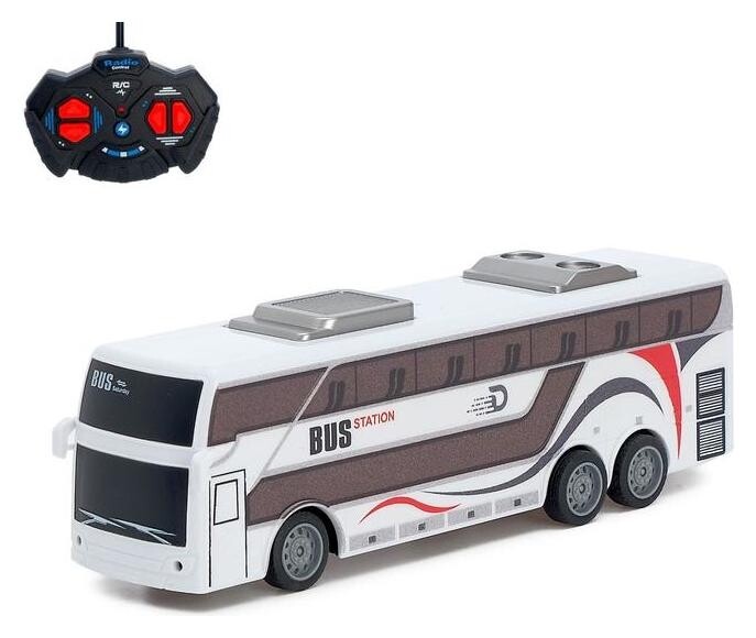 Автобус радиоуправляемый «Междугородний», работает от батареек  