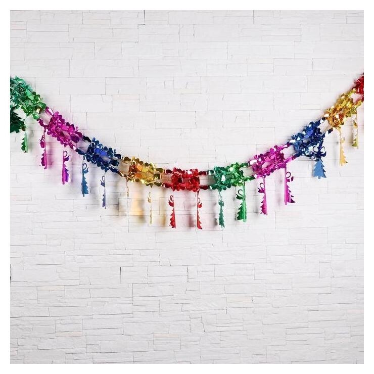 Гирлянда-растяжка "Ёлочки"  Зимнее волшебство