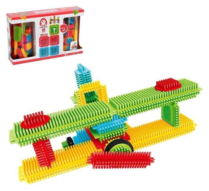 

Конструктор игольчатый Bristles, 90 деталей, 5 световых элементов