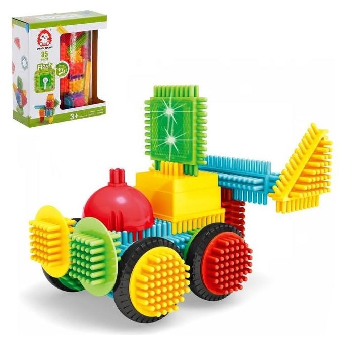 

Конструктор игольчатый Bristles, 35 деталей, 1 световой элемент